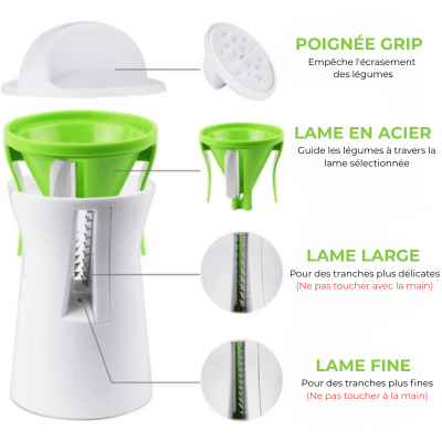 coupe legumes/Spirale - Arsenal de cuisine