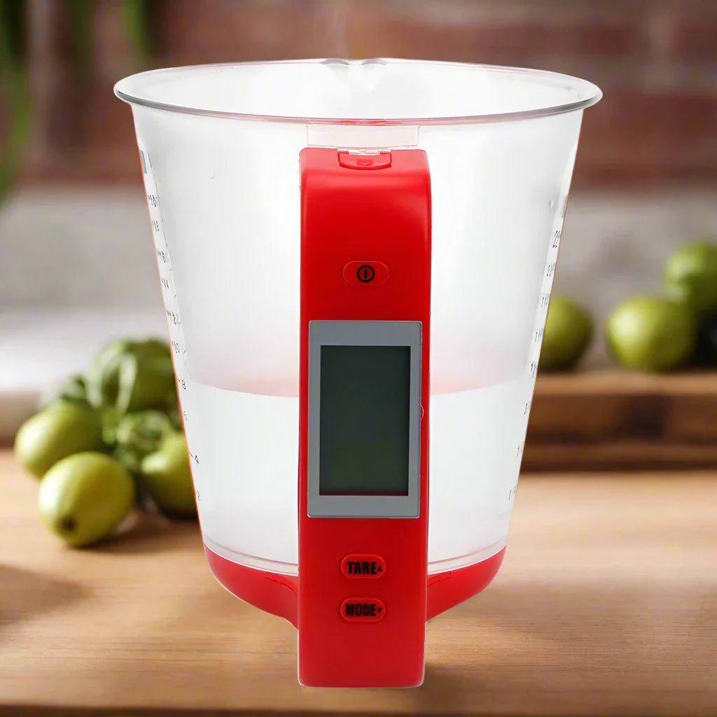 Balance de Cuisine - ElectronicCups™ - Rouge - Arsenal de cuisine