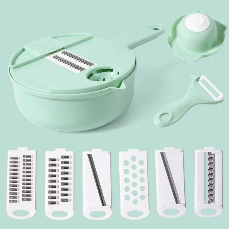 Hachoir Manuel - CutShredGrater™ - Vert - Arsenal de cuisine