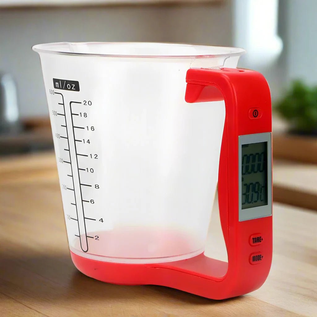 Balance de Cuisine - ElectronicCups™ - Rouge - Arsenal de cuisine