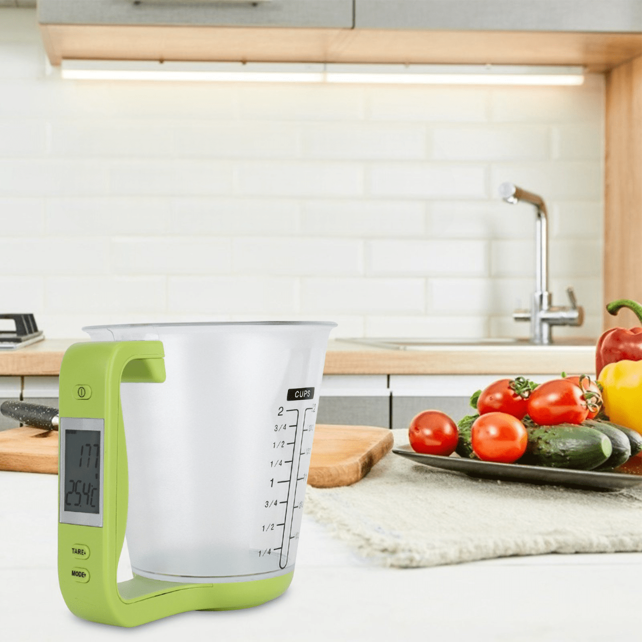 Balance de Cuisine - ElectronicCups™ - Vert - Arsenal de cuisine